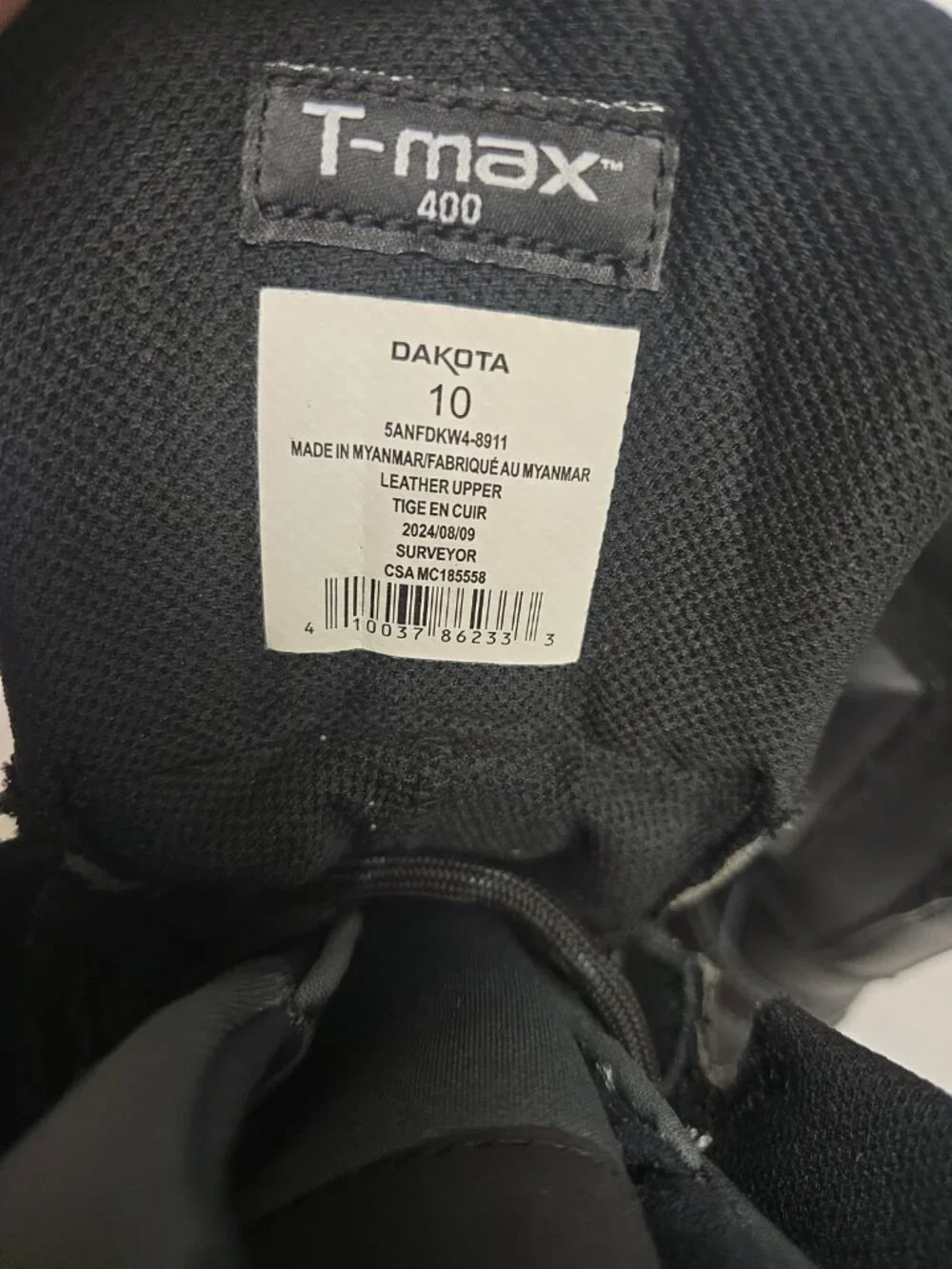Dakota Men's Thermaletric Heated CTCP Winter 8911 Work Boots Black 10M